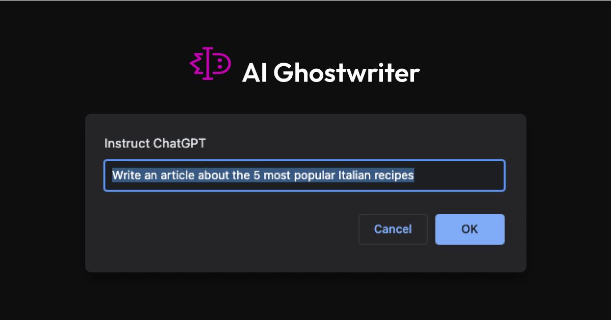 AI Ghostwriter - The Ultimate WordPress Plugin for ChatGPT-powered Content Creation
